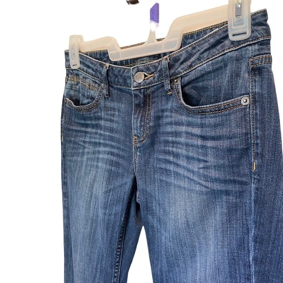 Banana Republic Factory Women's size 4S/27 Medium Wash Boot Cut low rise Jeans - Picture 5 of 8